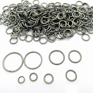 Iron Open Jump Rings Connectors For Jewelry Making DIY Handcrafted Hand Made Vintage Style Metal Findings