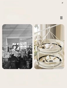 Double-layer foldable mesh drying basket for sweaters and delicate clothes