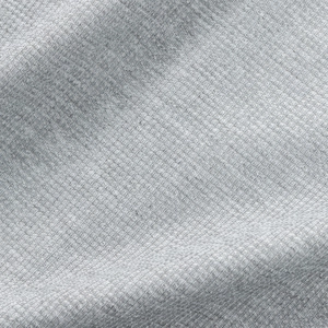 Vista macro detallada de la textura de gofre gris en el tejido de la camisa de hombre