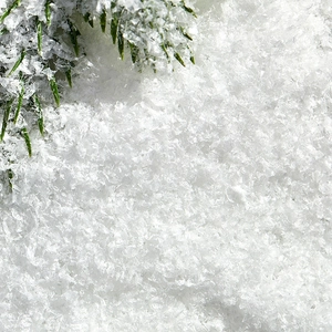 Artificial white snow powder for Christmas winter scene decoration and photo props