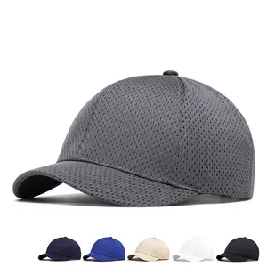 Atmungsaktive Mesh-Baseballkappe für Herren in Grau und mehreren Farben für den Sommer