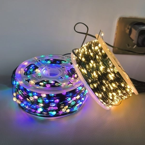 LED String Lights Copper Wire Waterproof Remote Control Multiple Modes Outdoor Christmas Tree Garden Patio Decoration