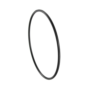 Detailed close-up of 2mm thin stainless steel bangle with matte black finish on white background