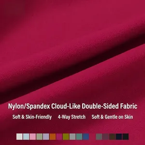 High waist fitness leggings in magenta with four-way stretch cloud-feel fabric