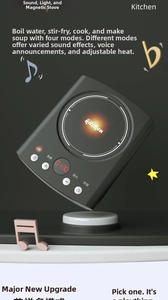 Kids induction cooker toy with light, sound effects and four simulation cooking modes