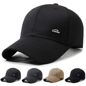 Baseball Cap Adjustable Outdoor Sun Protection Fashion Sport Metal Logo Casual Sporty Hat For Men Women
