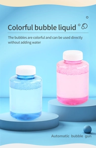 Ricariche di liquido per bolle rosa e blu per pistole automatiche spara bolle