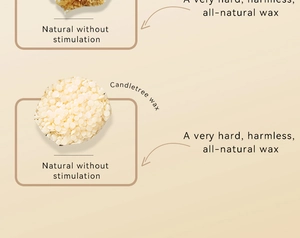 Macro detail of natural Candletree wax pellets for DIY candle making with pure white texture