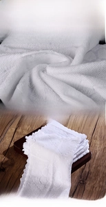 Macro detail of pearl-textured disposable face towel showing superior water absorption
