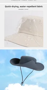 Close-up of waterproof polyester fabric with adjustable wind cord on sun hats