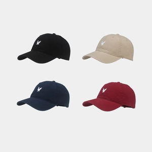 Baseball Cap Cotton Embroidered Eagle Curved Brim Sun Protection Outdoor Casual Adjustable Hat For Men Women