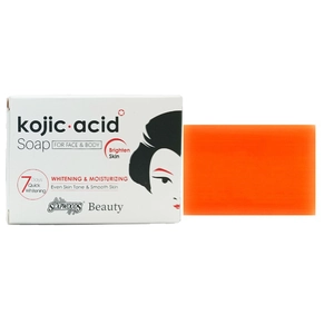 Kojic Acid Soap with Papaya extract for skin brightening and moisturizing face and body
