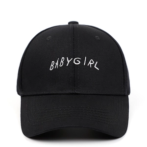 Unisex Baseball Cap Cotton Embroidered Babygirl Letter Adjustable Strapback Casual Sunshade Hat Streetwear