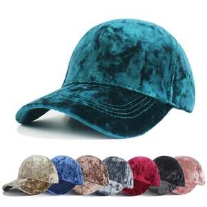 Baseball Cap Velvet Solid Color Adjustable Sunshade Dad Hat Streetwear Casual Hip Hop Unisex For Women Men