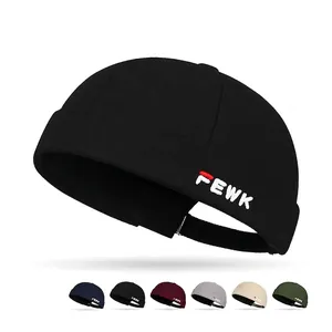 Retro Dockermütze Ohne Krempe Baumwolle Bestickt Miki Hat Verstellbar Streetwear Für Herren Damen