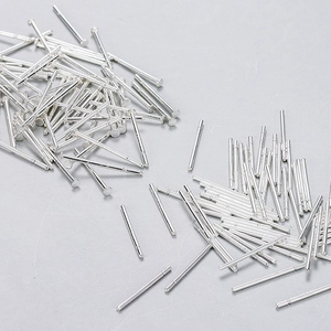 Classic silver S925 sterling silver earrings stud needles for jewelry DIY accessory