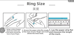 Detailed guide showing how to measure finger circumference with paper and ruler for ring sizing