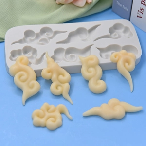 Lucky cloud silicone mold for DIY baking, cakes, mousse, and handmade candle making