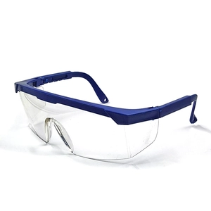 Protective Safety Goggles Anti-Impact Splash Proof Windproof Eyewear With Adjustable Temples Plastic PC Lens For Workshop