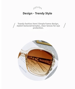 Detailed view of translucent brown sunglass temples with 3D geometric faceted texture