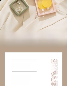 Macro view of portable PE film jewelry boxes in soft green and pink for dustproof storage