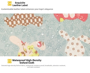 Waterproof high-density Oxford fabric detail showing durable and breathable material texture