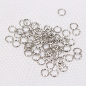 Zilveren buigringen in bulk voor DIY-sieraden met hoogwaardige metalen afwerking en textuur