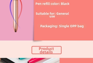 Close-up of elegant metal pens featuring large crystal diamonds in assorted colors