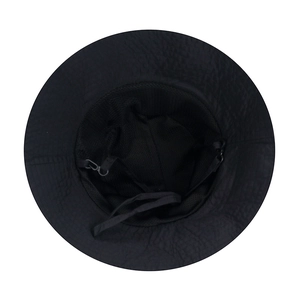 Quick-dry outdoor sun hat with breathable mesh lining and adjustable windproof strap