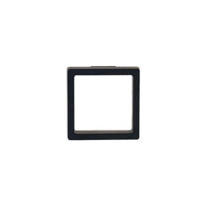 Black square PE film jewelry storage box for anti-oxidation earrings and necklaces