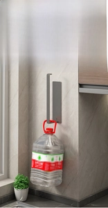 Macro detail showing strong load-bearing stability of gun grey kitchen organizer rack