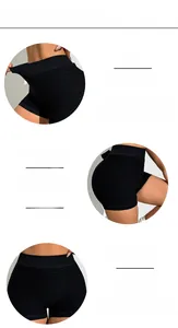 Macro detail of high-waist yoga shorts featuring honeycomb texture and scrunch butt design