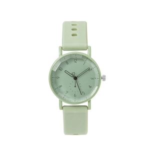 Minimalist Women Quartz Watch With Silicone Strap Round Dial Heart Pointer Casual Fashion Student Jelly Wristwatch
