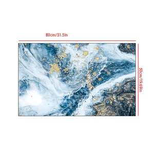 Dettaglio delle dimensioni 80x50cm del tappetino da bagno in terra di diatomee