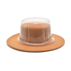 Clear PVC protective inner support insert for keeping the shape of wide brim fedora hats