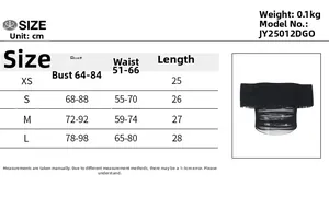 Detailed size guide table for sexy off-shoulder mesh top including bust and waist measurements