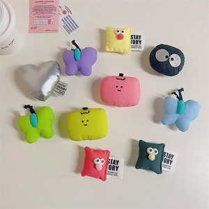 Cute Cartoon Plush Phone Grip Retractable Adhesive Expandable Griptok For Smartphone Hand Support Desktop Stand