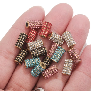 Sparkling 3mm rhinestone beads for DIY jewelry making in assorted vintage colors