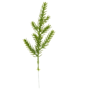 Artificial 17cm 7-fork pine branches for Christmas wreaths and holiday decorations