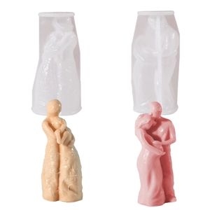 DIY silicone mold for couple sculptures, suitable for resin art and candle making