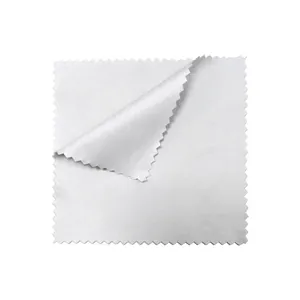 Microfiber polishing cloth for watches featuring zig-zag edges and MINI FOCUS logo