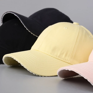 Casquettes de baseball avec bord en dentelle de couleurs pastel pour la protection solaire