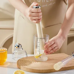Baseball Bat Cocktail Muddler Spiked Ice Crusher Long Handle PC Nylon ABS Bartender Tool For Drinks Fruit Juicing
