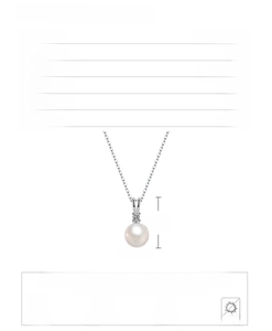 Detailed specs for S925 silver V-shaped necklace with 10mm natural shell pearl pendant