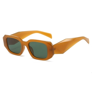 Square Sunglasses UV400 Protection PC Geometric Cutting Thick Frame Retro Hip Hop Trendy For Unisex