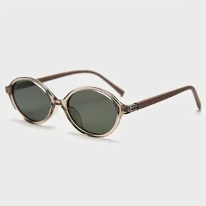 Retro Oval Polarized Sunglasses TR90 Frame TAC Lens UV400 Protection Small Frame Unique Trendy Eyewear Men Women