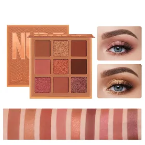 Palette De Fards À Paupières Multi Couleurs Mat Scintillant Perlé Longue Durée Imperméable Nude Tons Terre Marron Rouge Maquillage