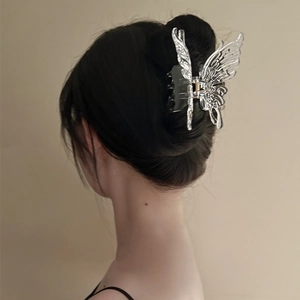 Elegante vlinder haarklem voor dames voor kapsels op het achterhoofd van de vrouw