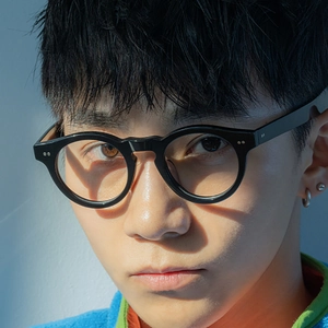 Retro Round Frame Anti Blue Light Glasses Fashion Plain Lens Optical Eyewear For Men Women PC Comfortable Clear