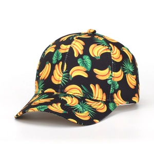 Tropical Fruit And Tie Dye Print Baseball Cap Outdoor Sun Protection Adjustable Breathable Fashion Sport Hat For Men Women